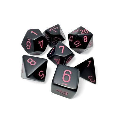 Opaque: 7Pc Black / Pink | L.A. Mood Comics and Games