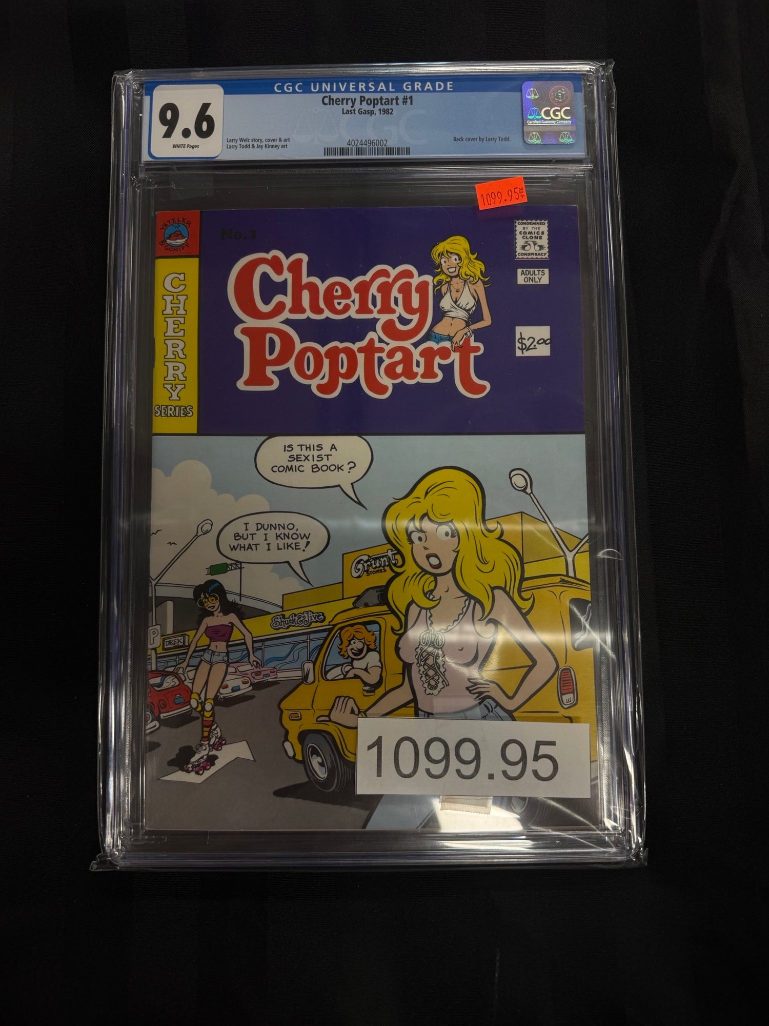 Cherry Poptart #1 1982 CGC 9.6 | L.A. Mood Comics and Games