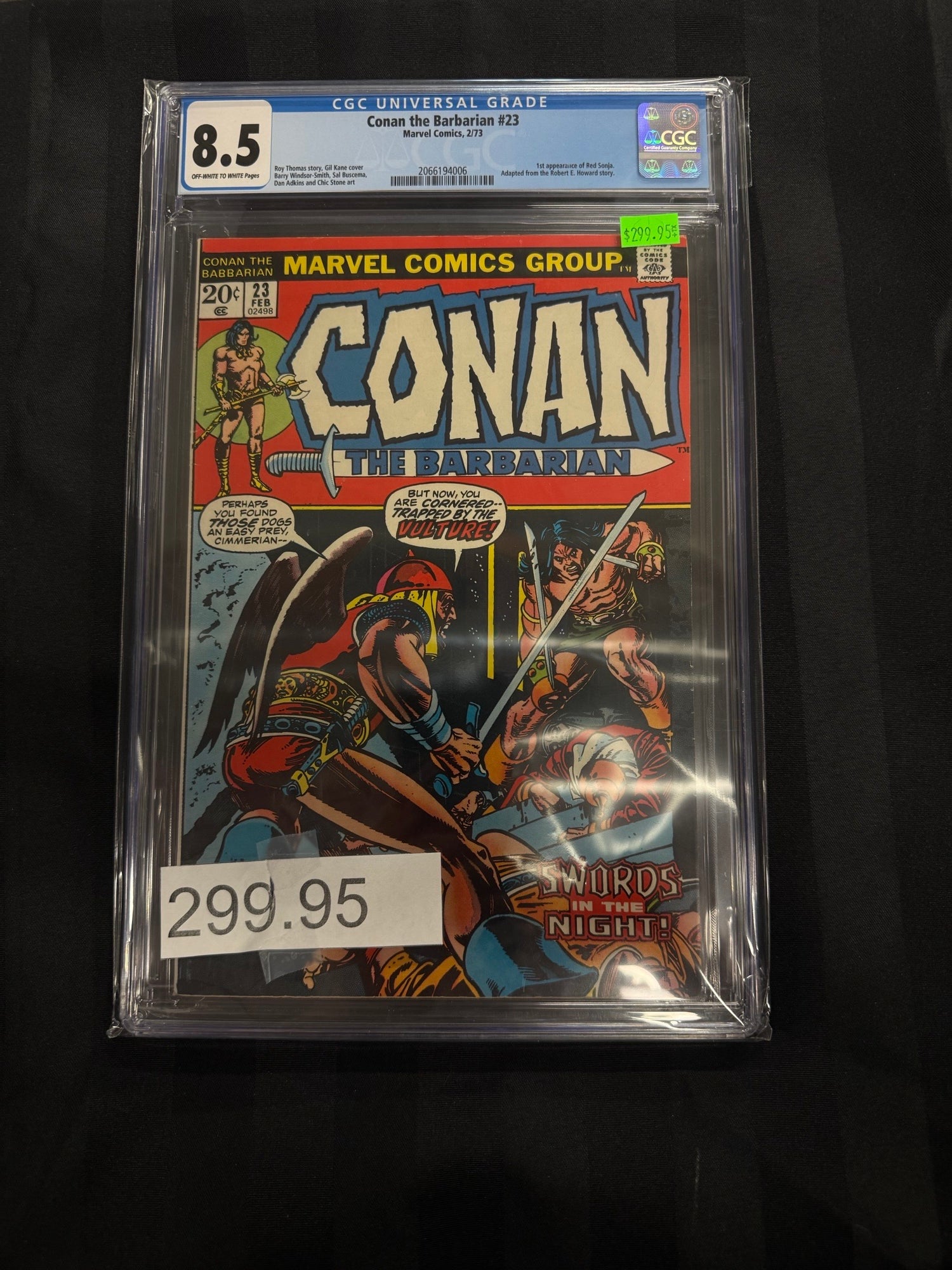 Conan The Barbarian #23 1973 CGC 8.5 | L.A. Mood Comics and Games