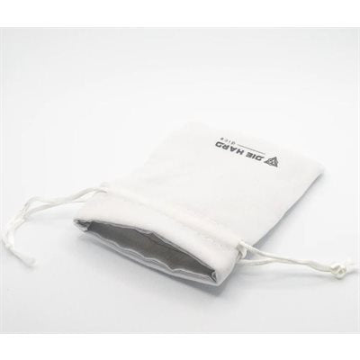 Velvet Dice Bag: Small White | L.A. Mood Comics and Games