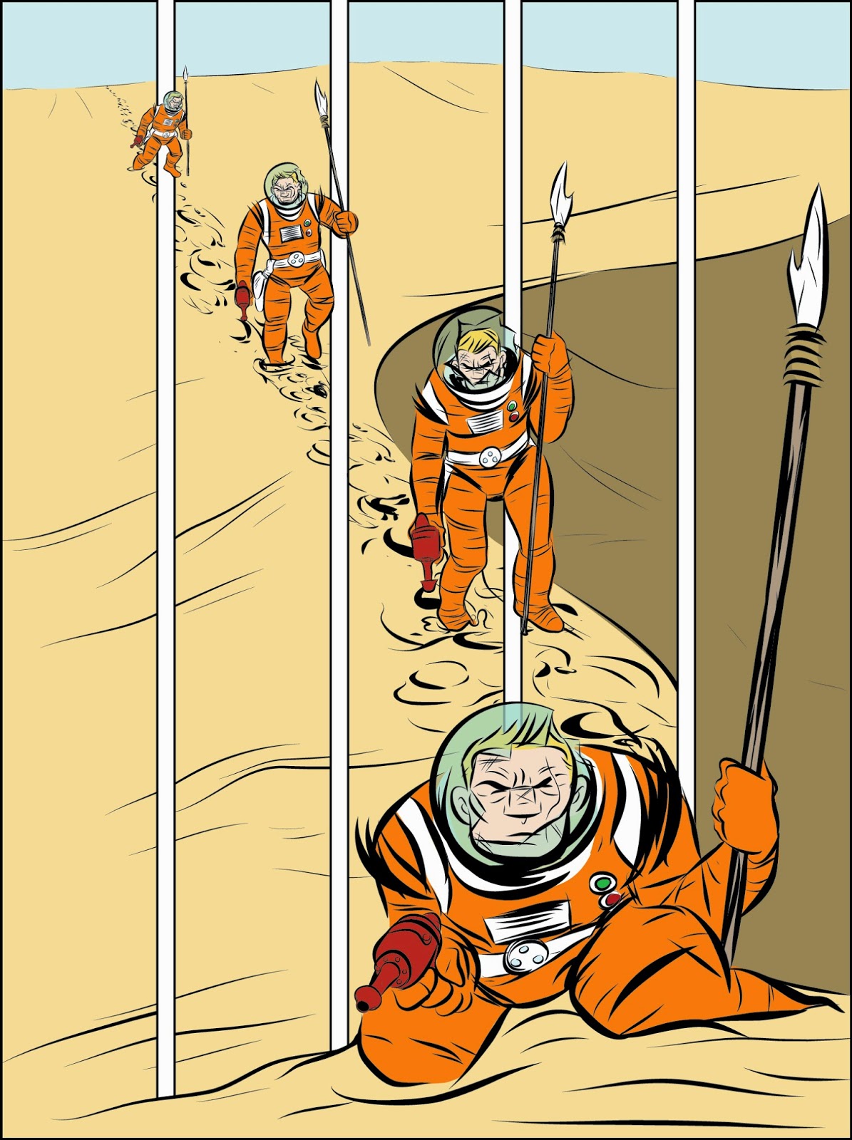 Daring The Sun: A Space Comic | L.A. Mood Comics and Games