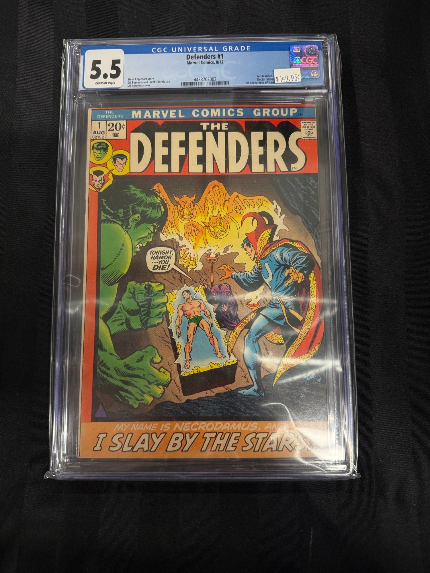Defenders #1 1972 CGC 5.5 | L.A. Mood Comics and Games