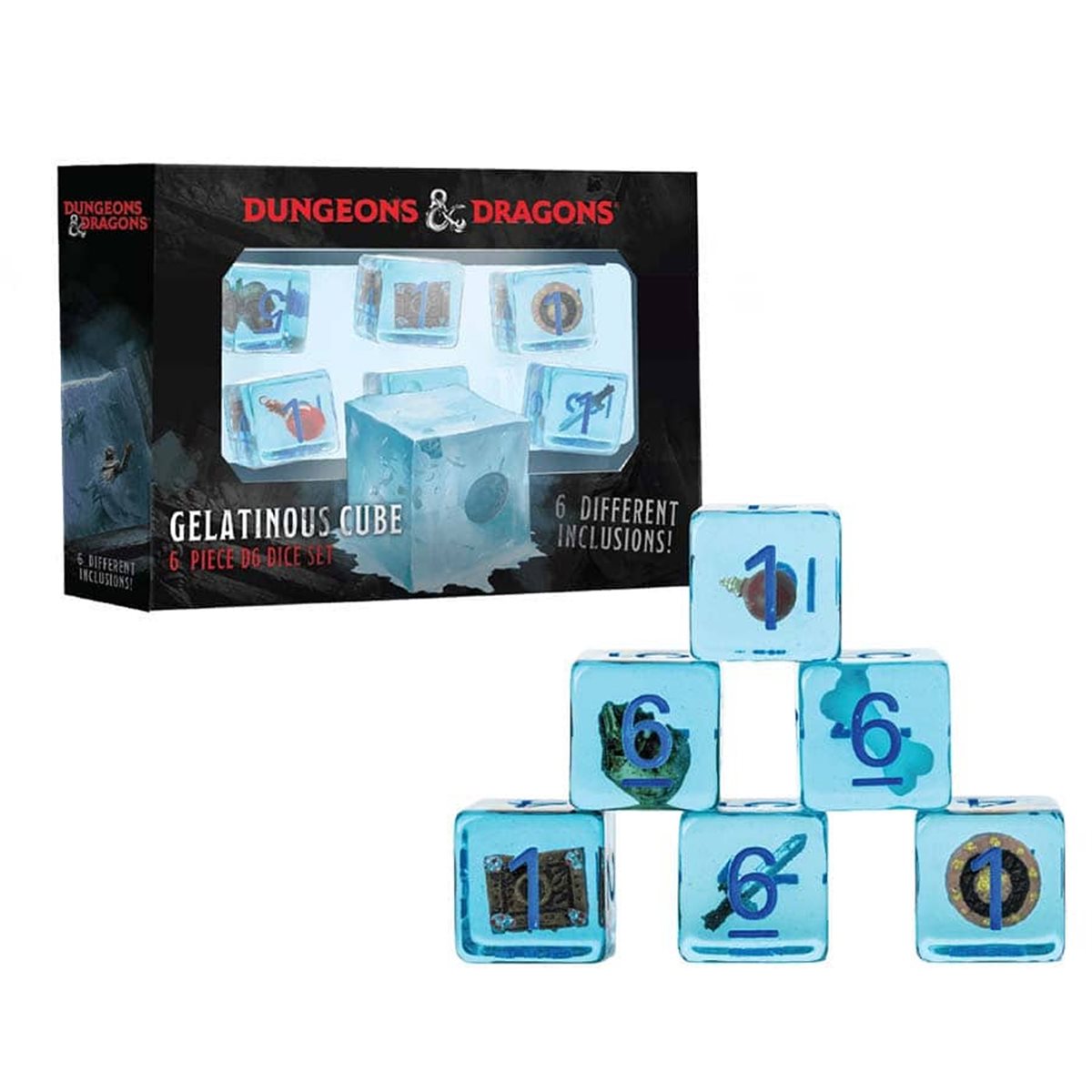 Dungeons & Dragons Gelatinous Cube Dice | L.A. Mood Comics and Games
