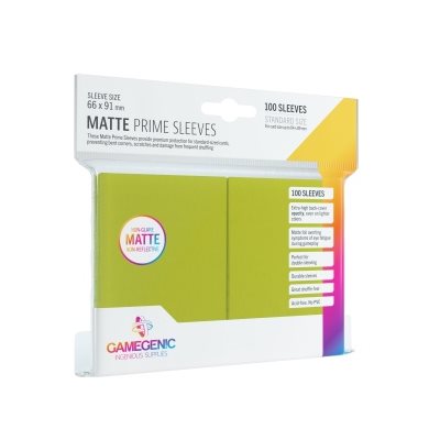 Sleeves: Gamegenic Matte Prime Sleeves: Lime (100) | L.A. Mood Comics and Games