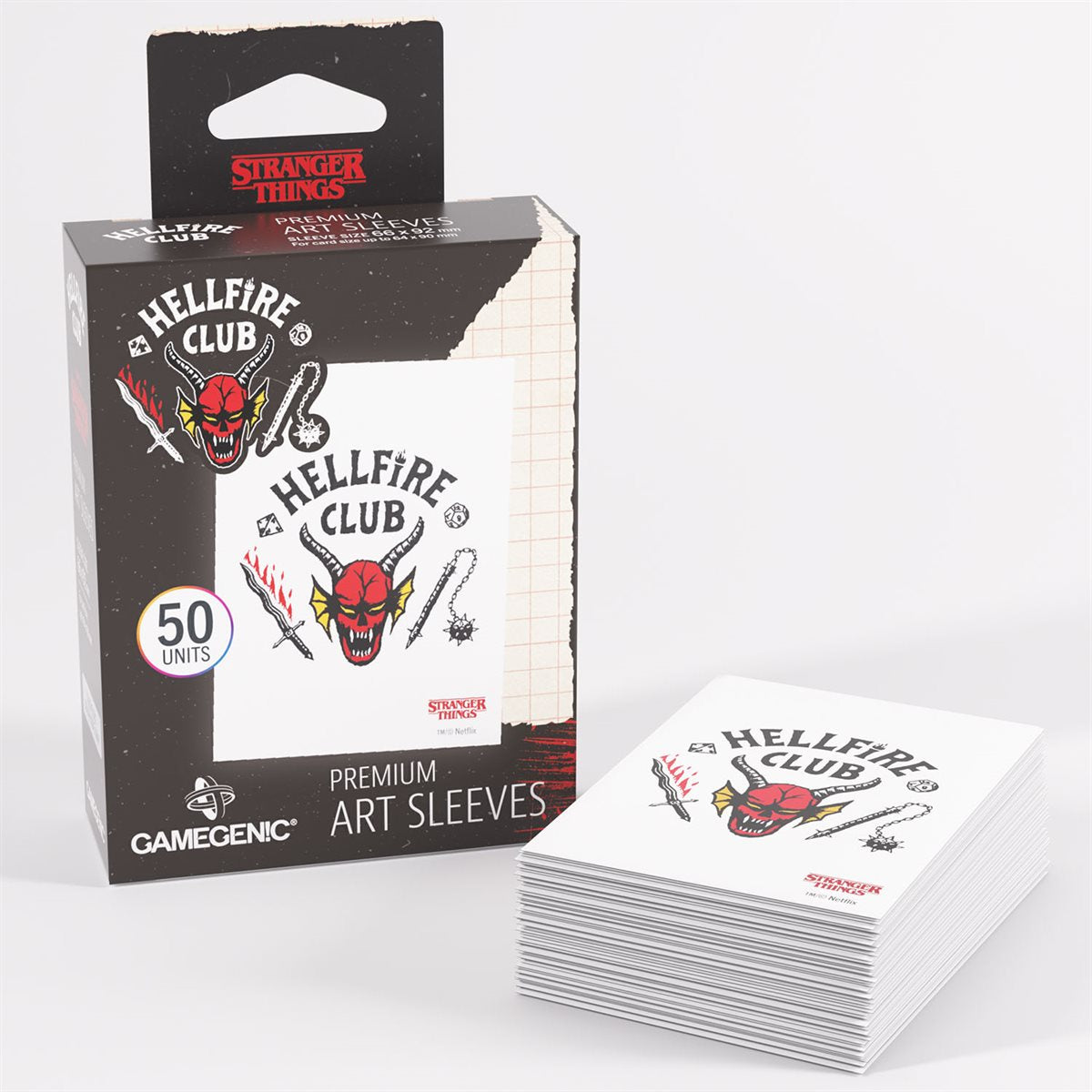 Sleeves: Stranger Things: Hellfire Club: Art Sleeves: Hellfire Club | L.A. Mood Comics and Games