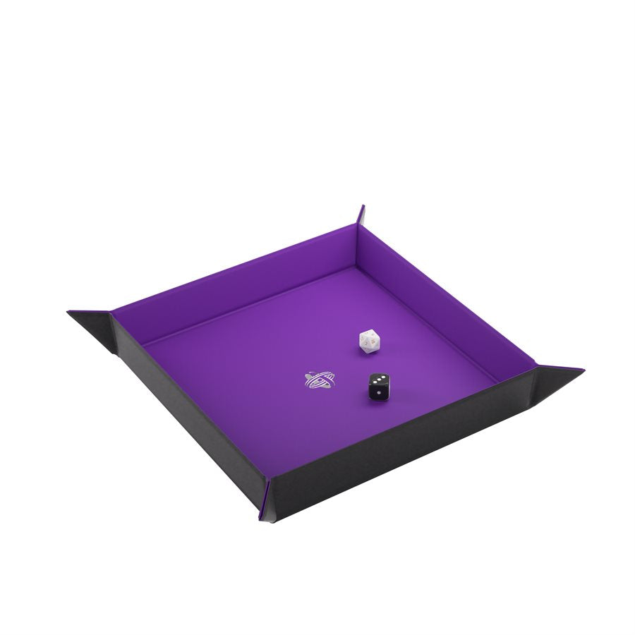 Magnetic Dice Tray: Square: Black / Purple | L.A. Mood Comics and Games