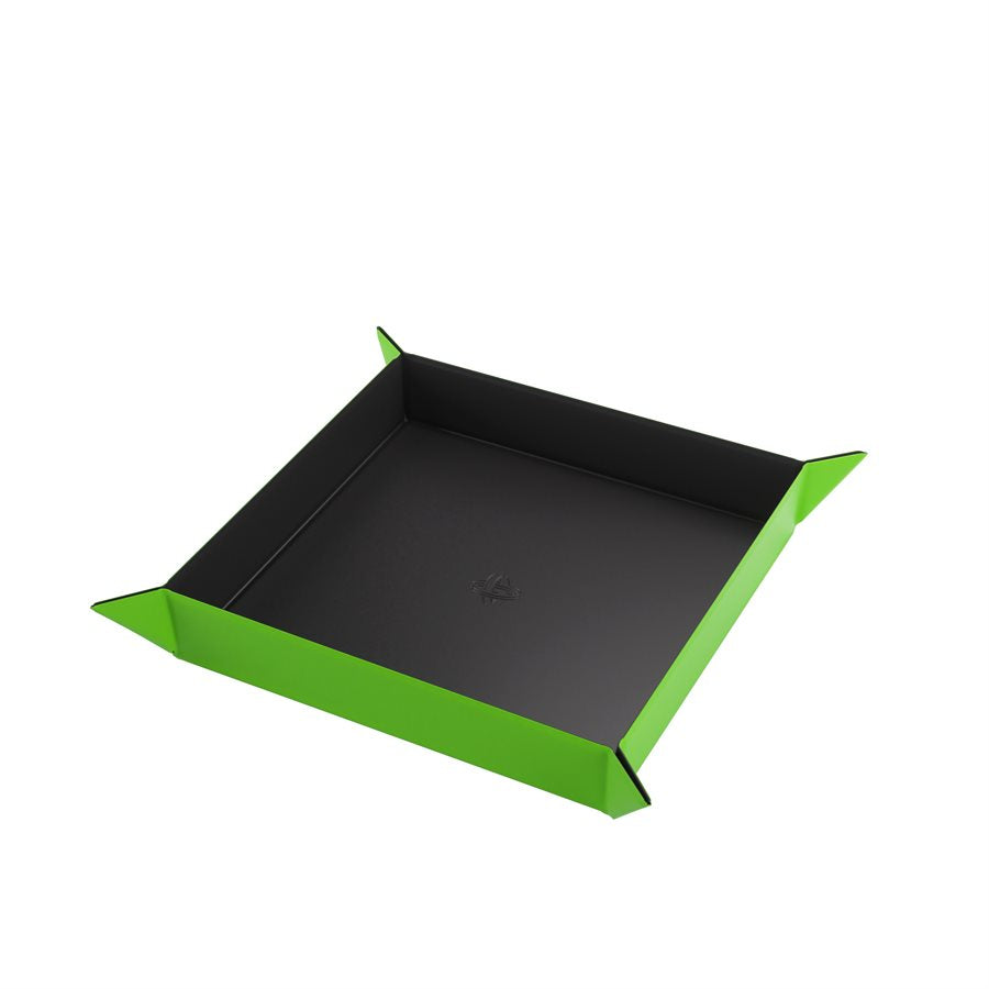 Magnetic Dice Tray: Square: Black / Green | L.A. Mood Comics and Games