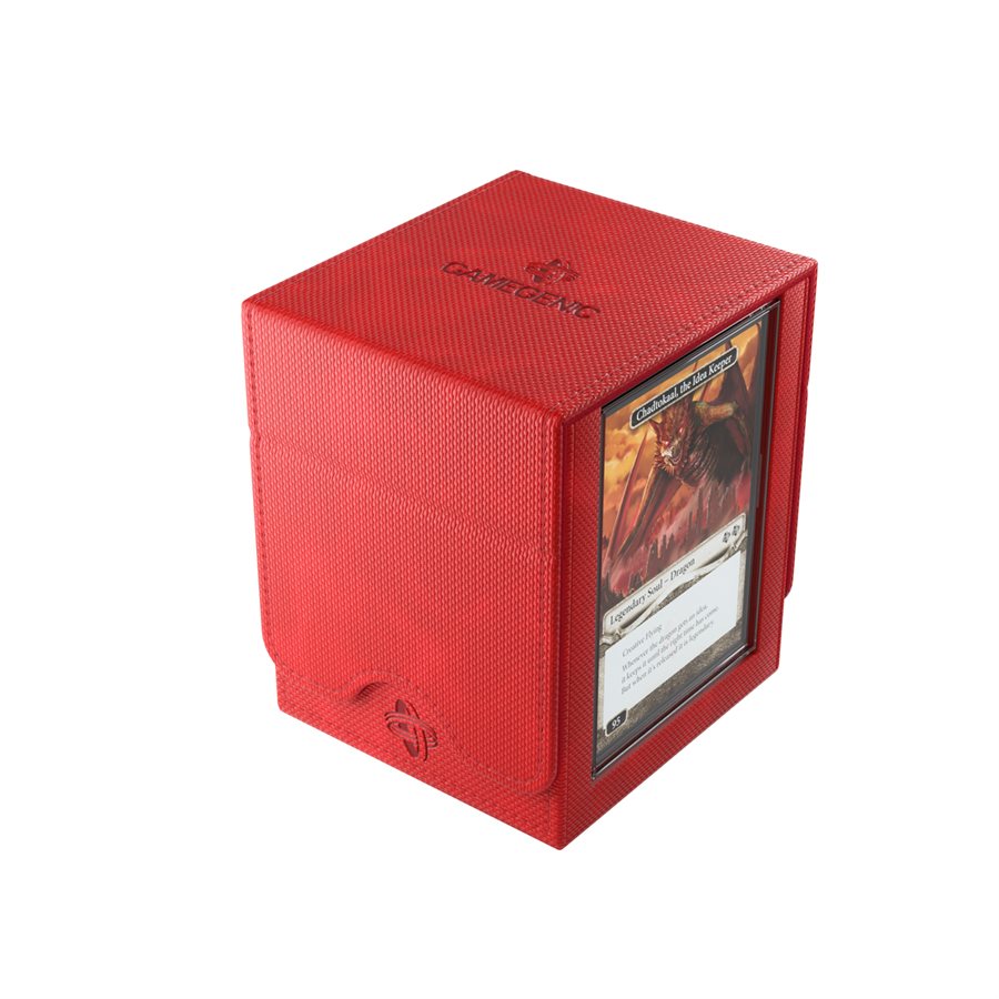 Deck Box: Squire Plus XL: Red (100 ct) | L.A. Mood Comics and Games