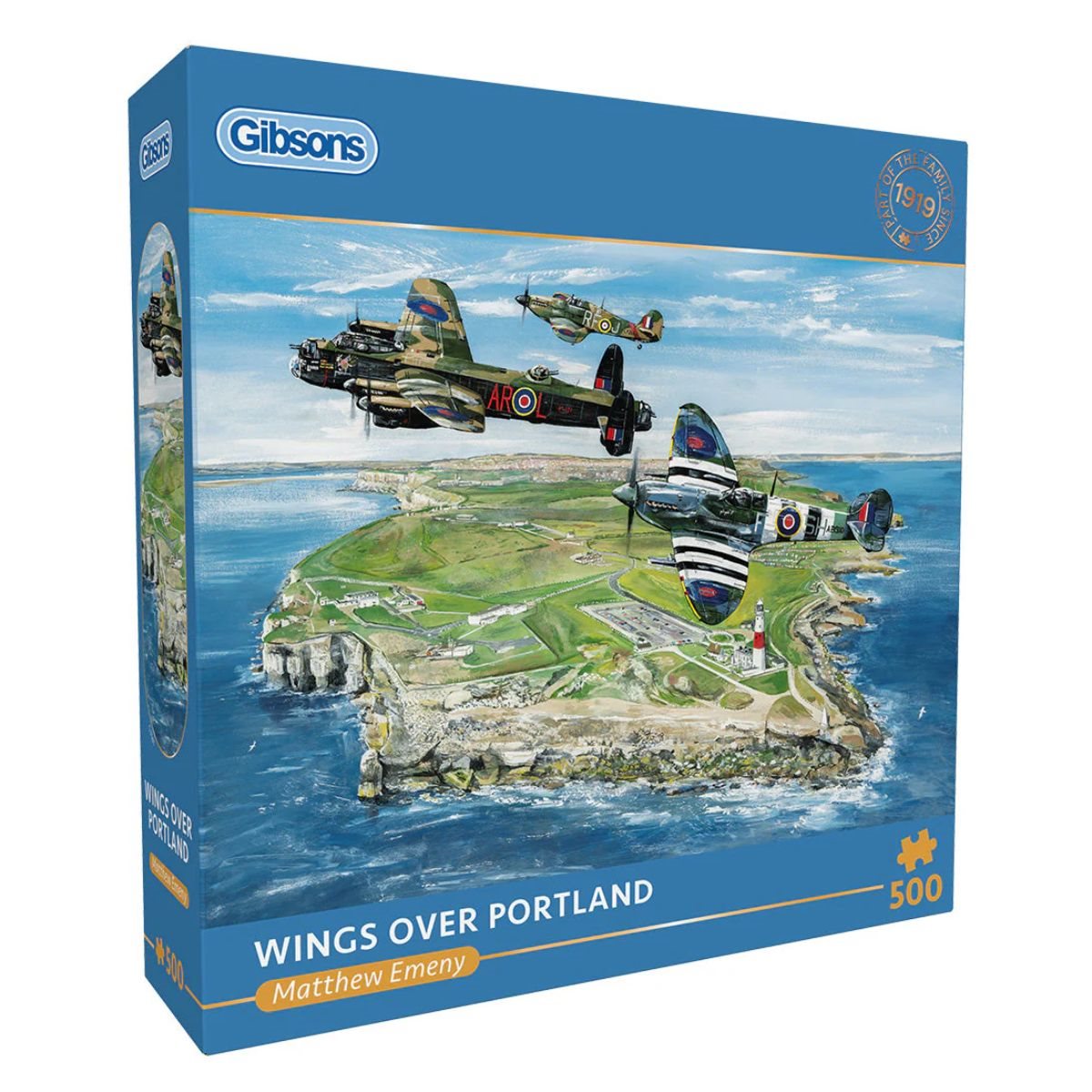 Puzzle - 500 pcs - Wings Over Portland | L.A. Mood Comics and Games