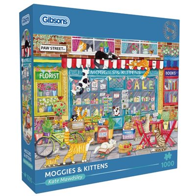 Puzzle - 1000 pcs - Moggies and Kittens | L.A. Mood Comics and Games