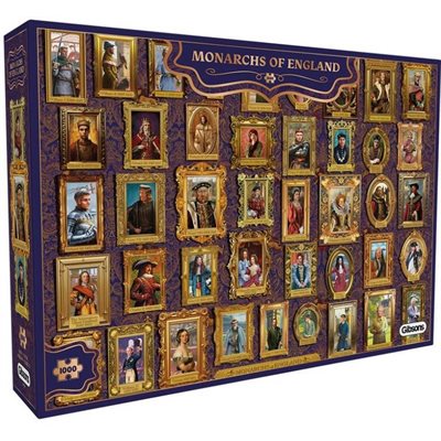 Puzzle 1000pc - Monarchs of England | L.A. Mood Comics and Games