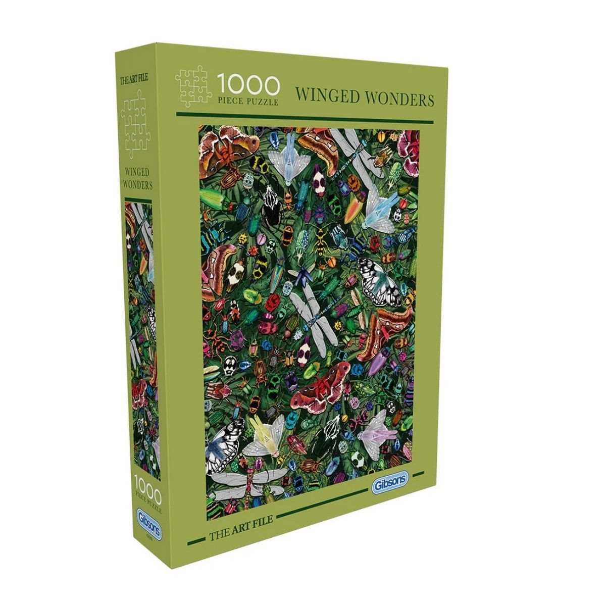 Puzzle 1000pc - The Art File: Winged Wonders | L.A. Mood Comics and Games