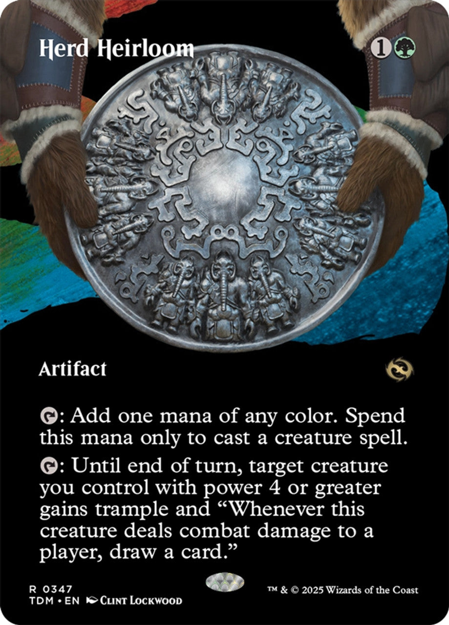 Herd Heirloom (Borderless) [Tarkir: Dragonstorm] | L.A. Mood Comics and Games