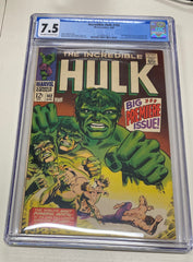 Incredible Hulk #102 CGC 7.5 Origin Retold | L.A. Mood Comics and Games