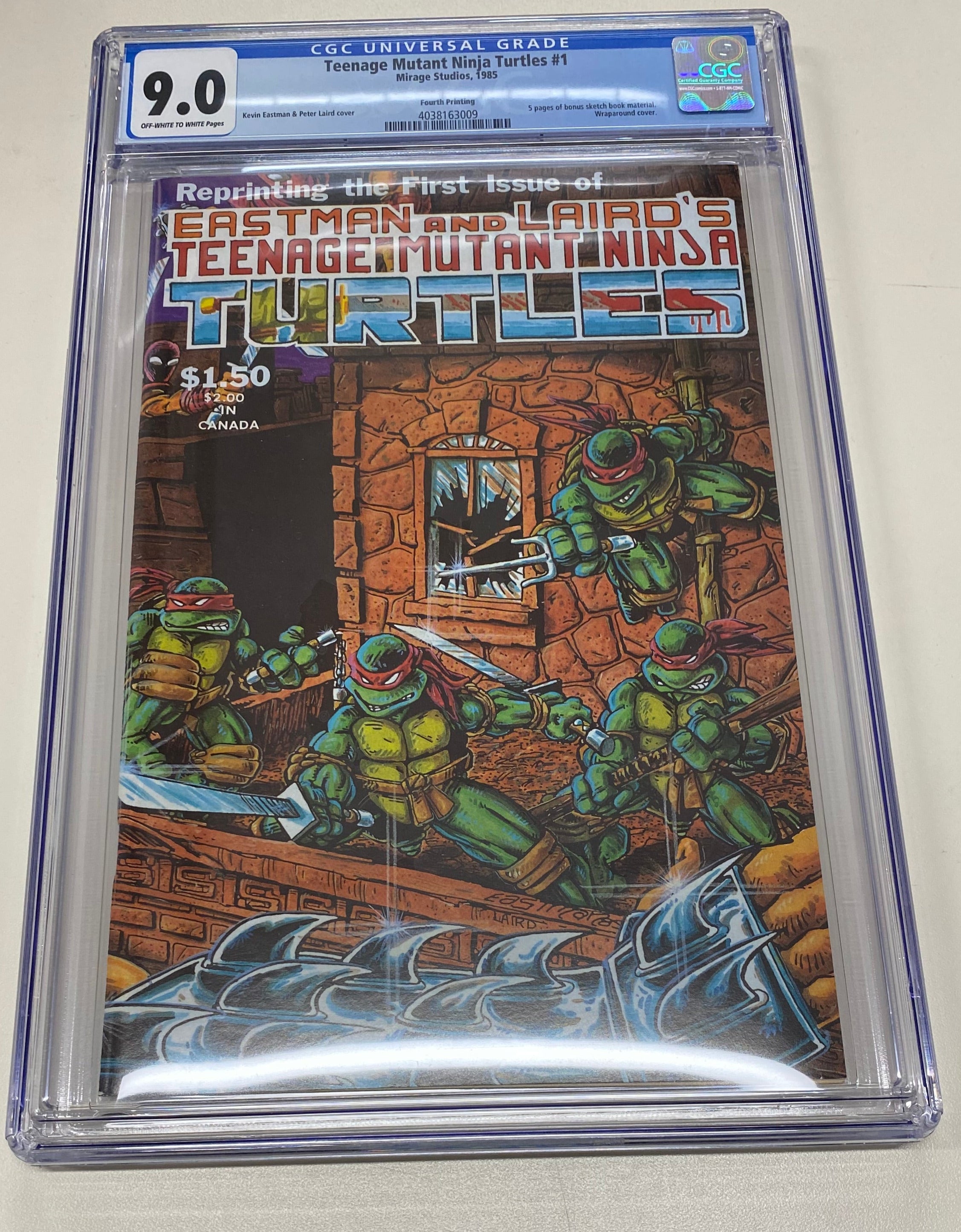 Teenage Mutant Ninja Turtles #1 CGC 9.0 4th Printing | L.A. Mood Comics and Games