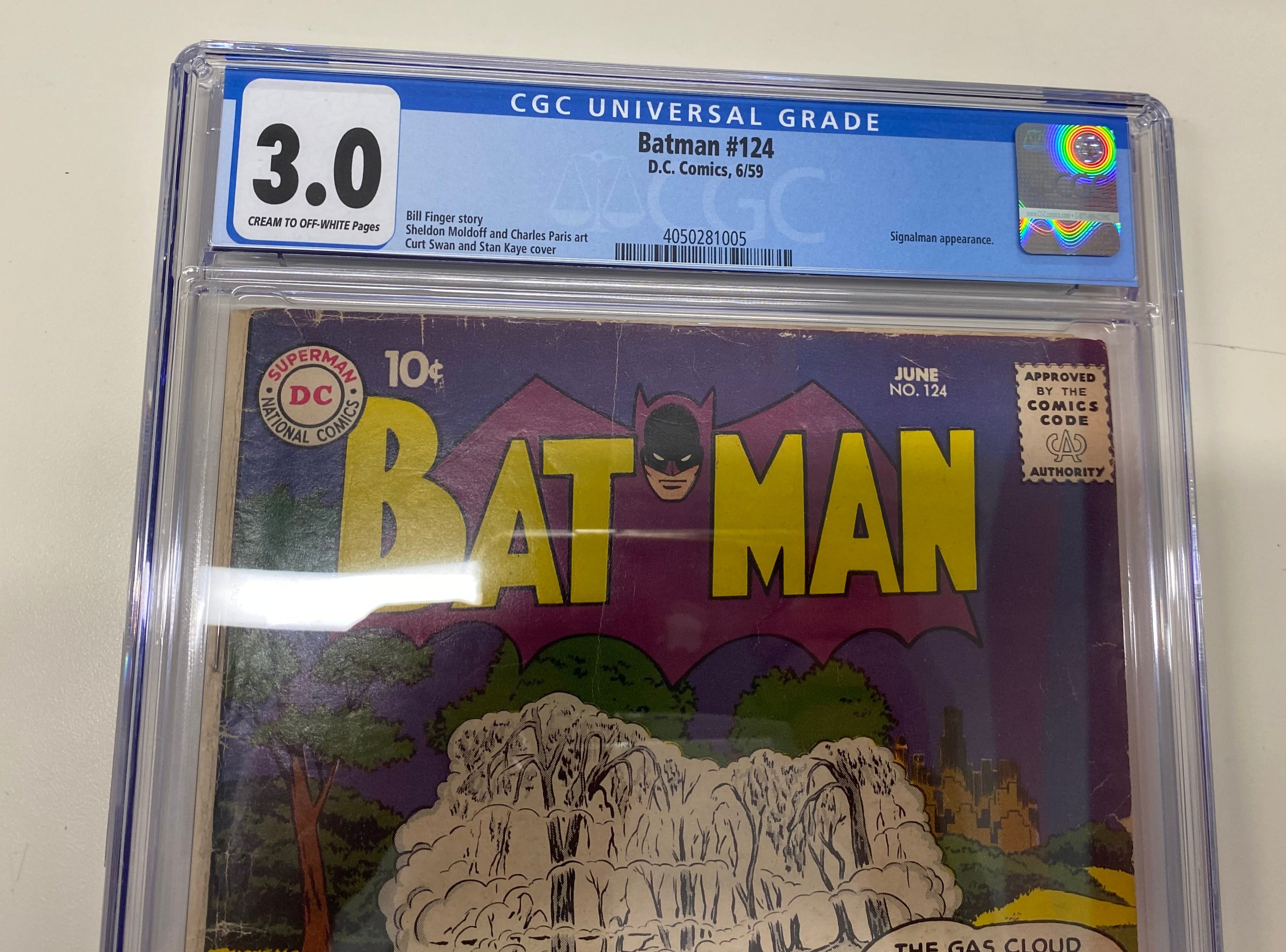 Batman #124 CGC Graded 3.0 2nd Appearance Signalman | L.A. Mood Comics and Games
