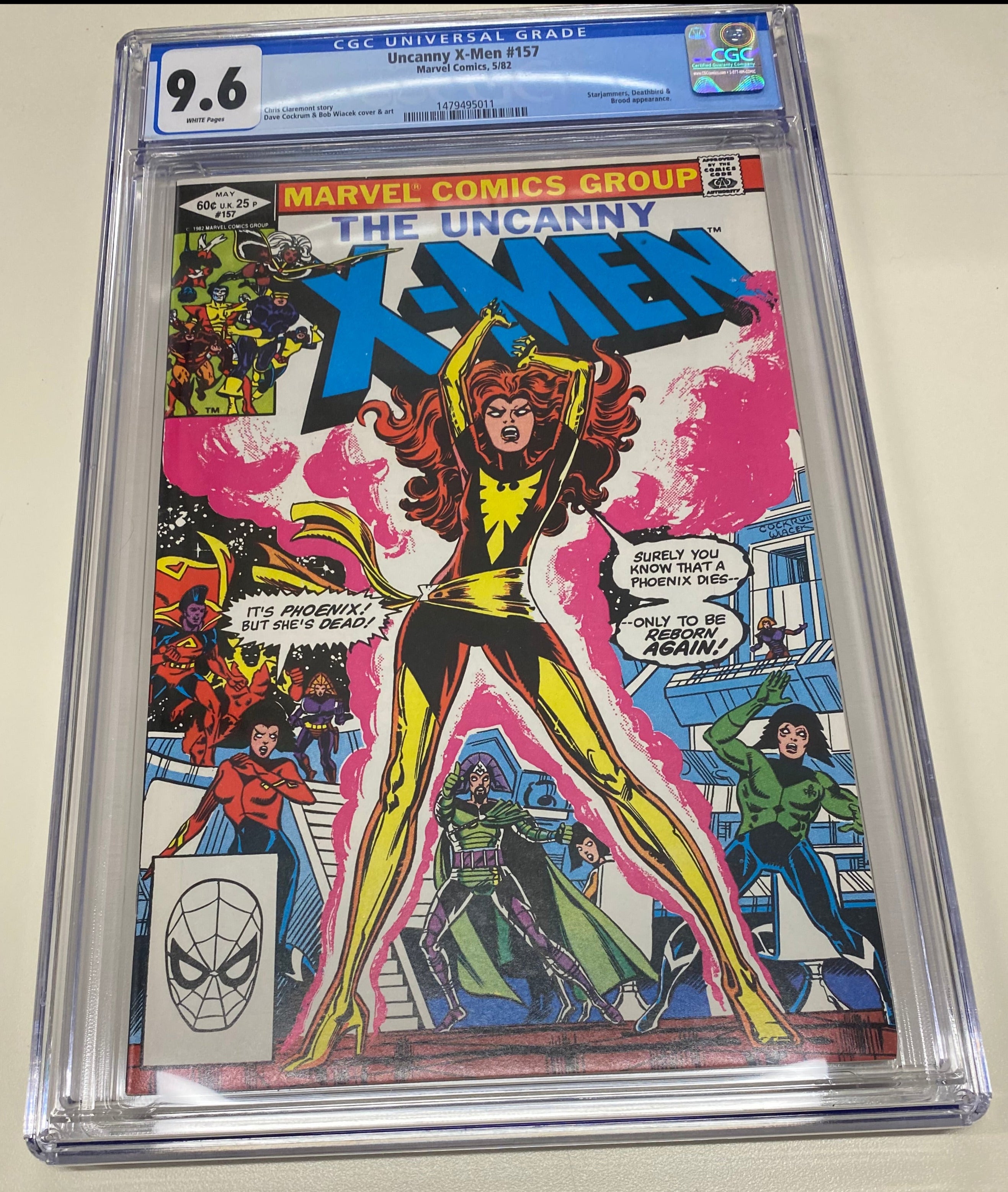 Uncanny X-Men #157 CGC 9.6 NM+ White Pages Starjammers! Deathbird! Brood! | L.A. Mood Comics and Games