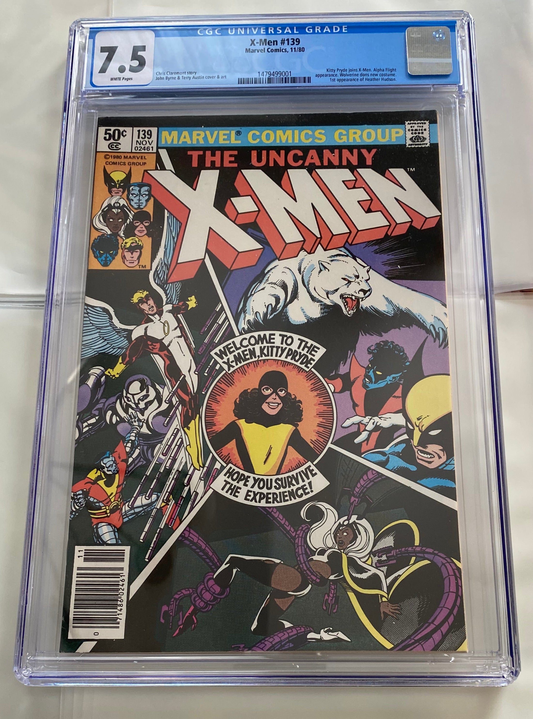 Uncanny X-Men #139 CGC 7.5 (W) 1st Appearance of Heather Hudson | L.A. Mood Comics and Games