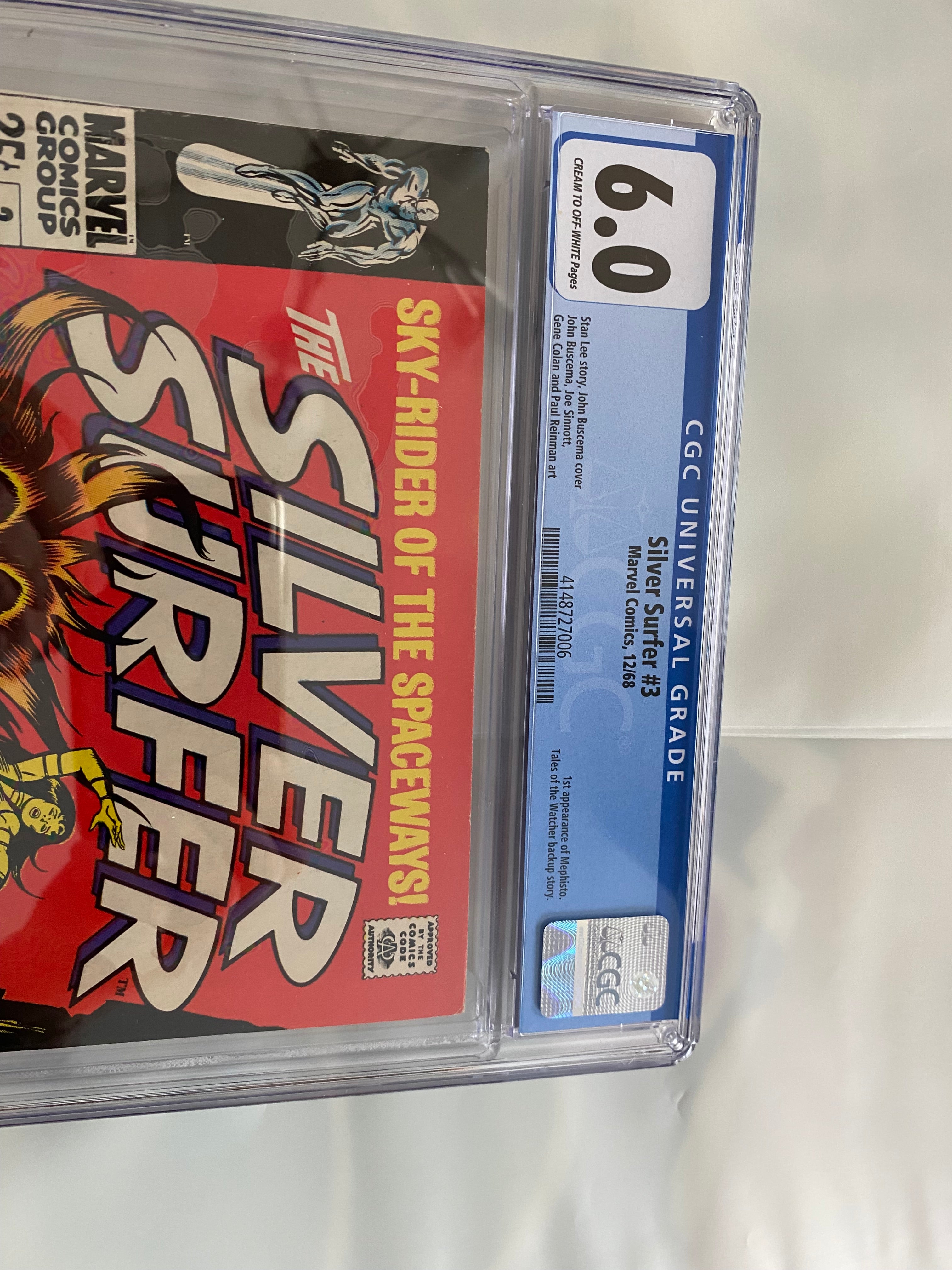 Silver Surfer #3 CGC 6.0 1st Appearance Mephisto | L.A. Mood Comics and Games