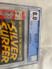 Silver Surfer #11 CGC 8.0 1969 1st series | L.A. Mood Comics and Games