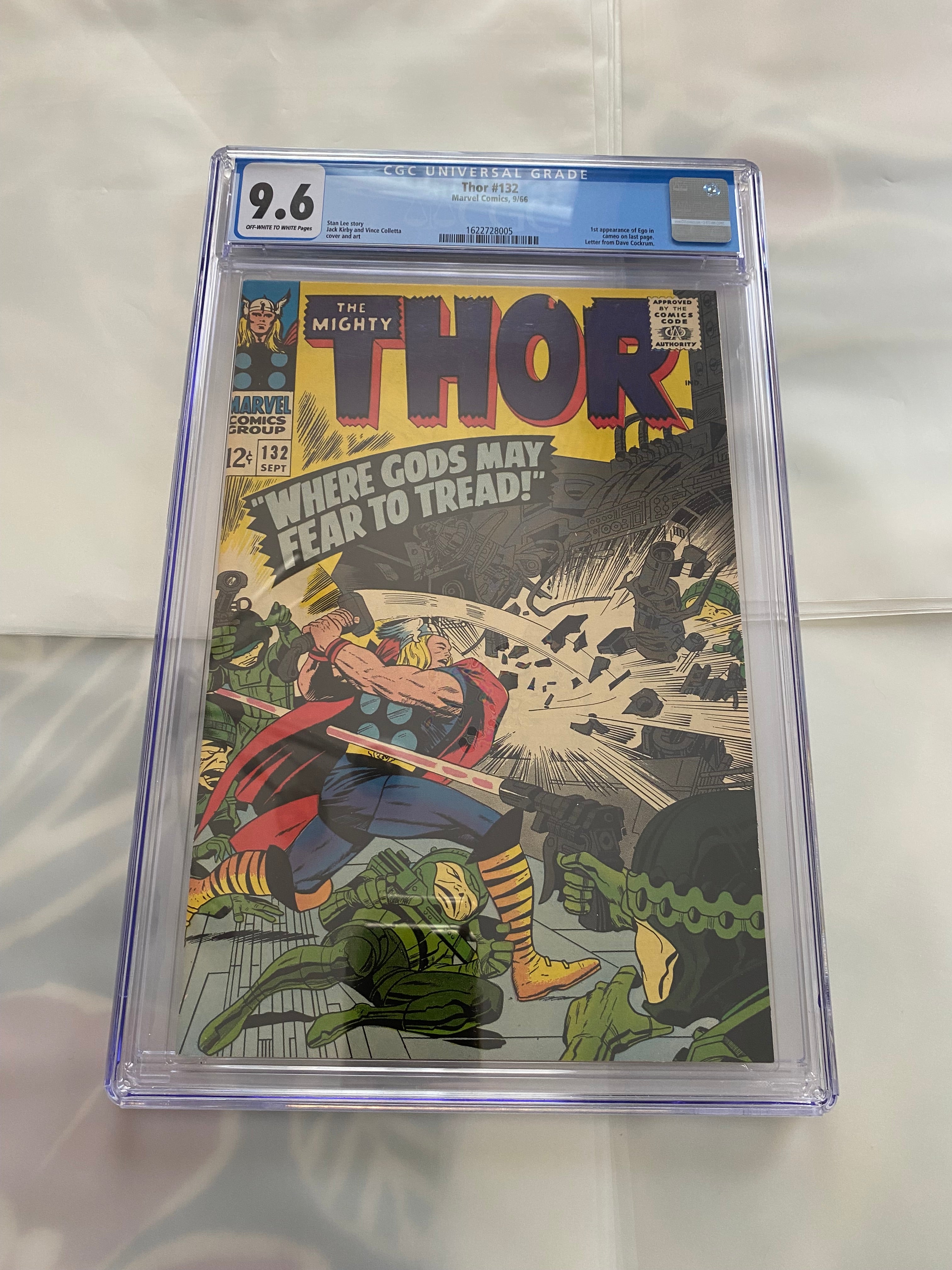 Thor #132 CGC 9.6 1st Appearance Ego | L.A. Mood Comics and Games