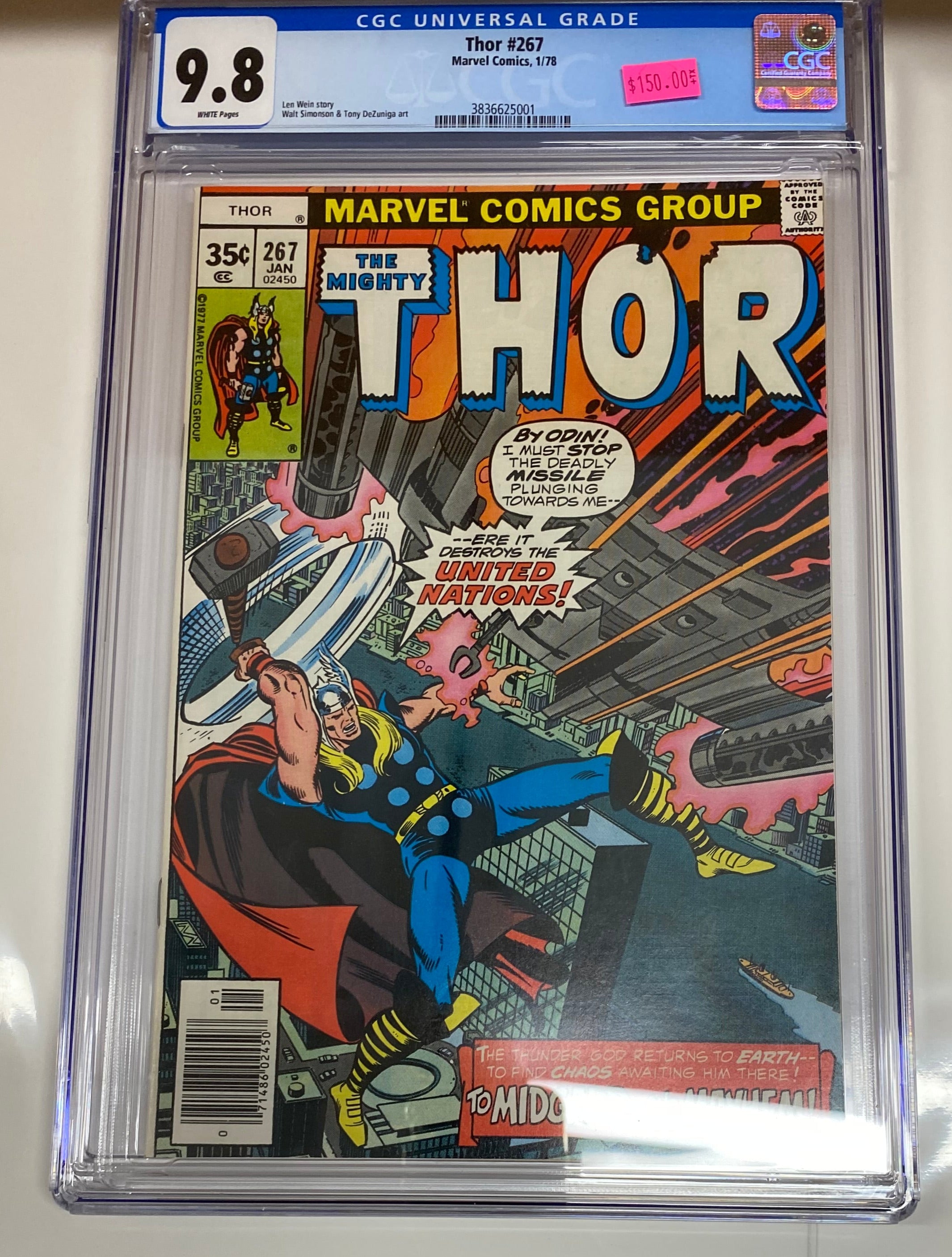 Thor #276 ! CGC 9.8 ! 1978 !! Classic Bronze Age !! | L.A. Mood Comics and Games