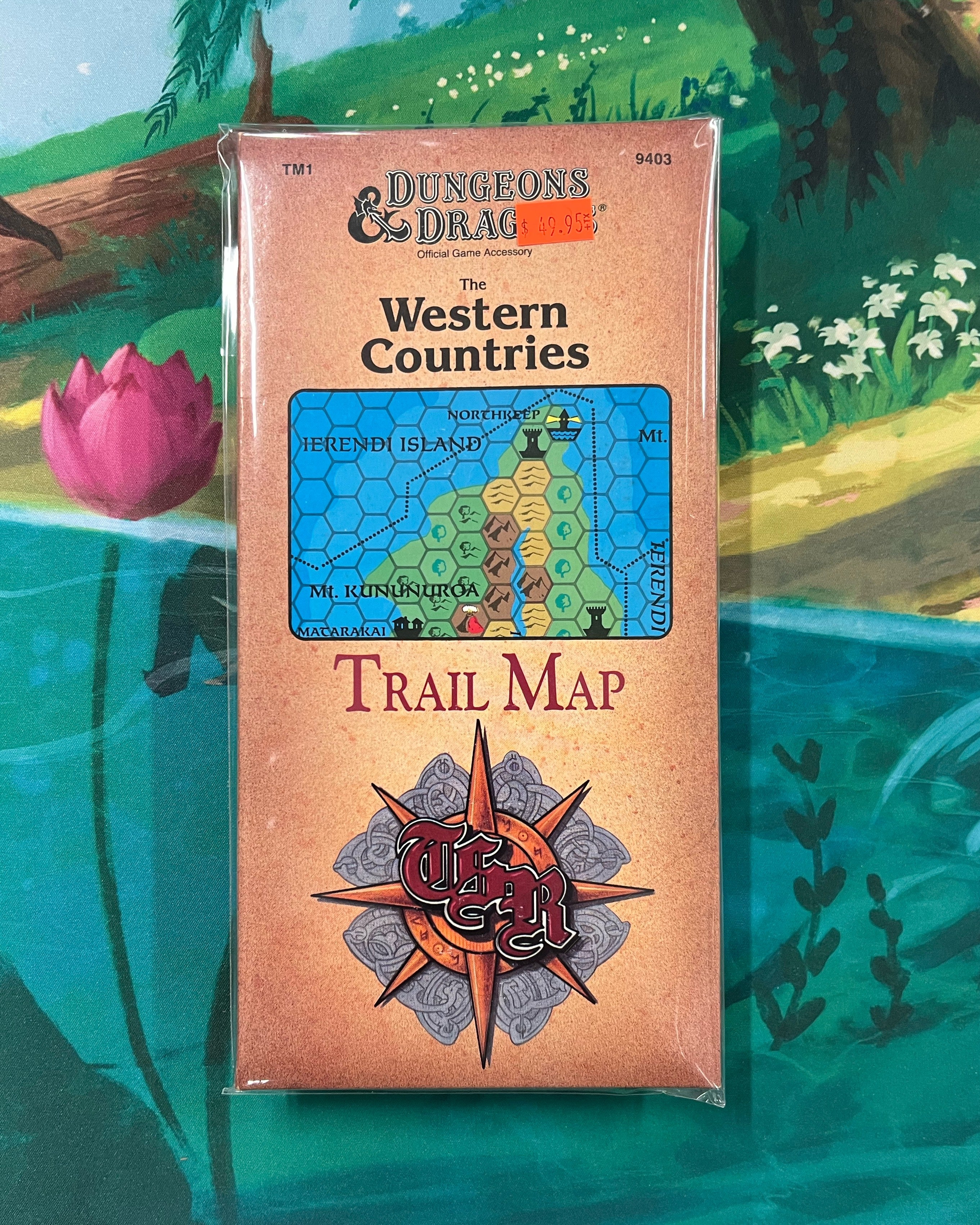 Dungeons & Dragons - The Western Countries Trail Map (USED) | L.A. Mood Comics and Games
