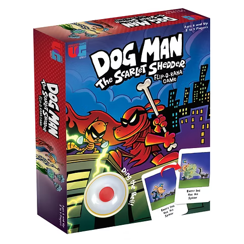 Dog Man The Scarlet Shedder Flip-O-Rama Game | L.A. Mood Comics and Games