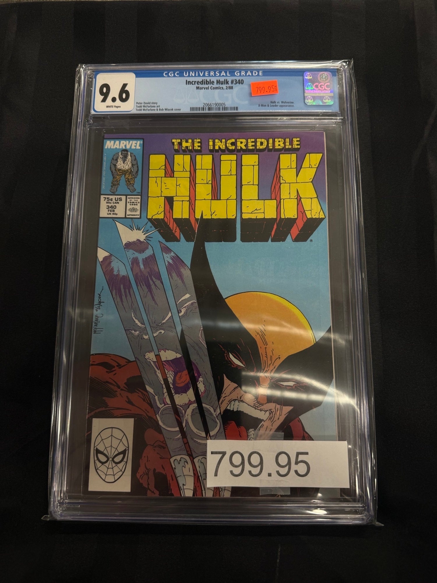 Incredible Hulk #340 1988 CGC 9.6 | L.A. Mood Comics and Games