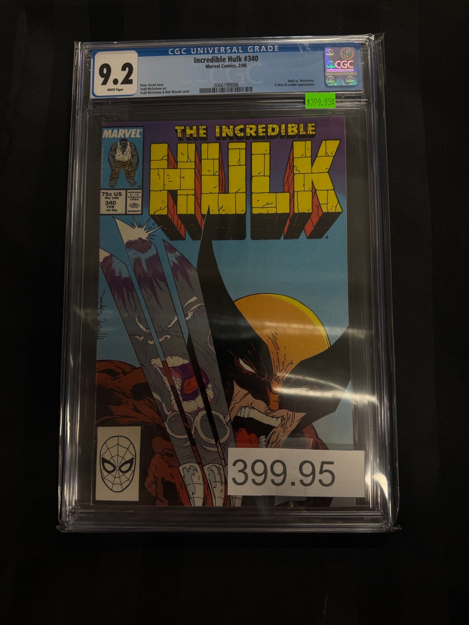Incredible Hulk #340 1988 CGC 9.2 | L.A. Mood Comics and Games