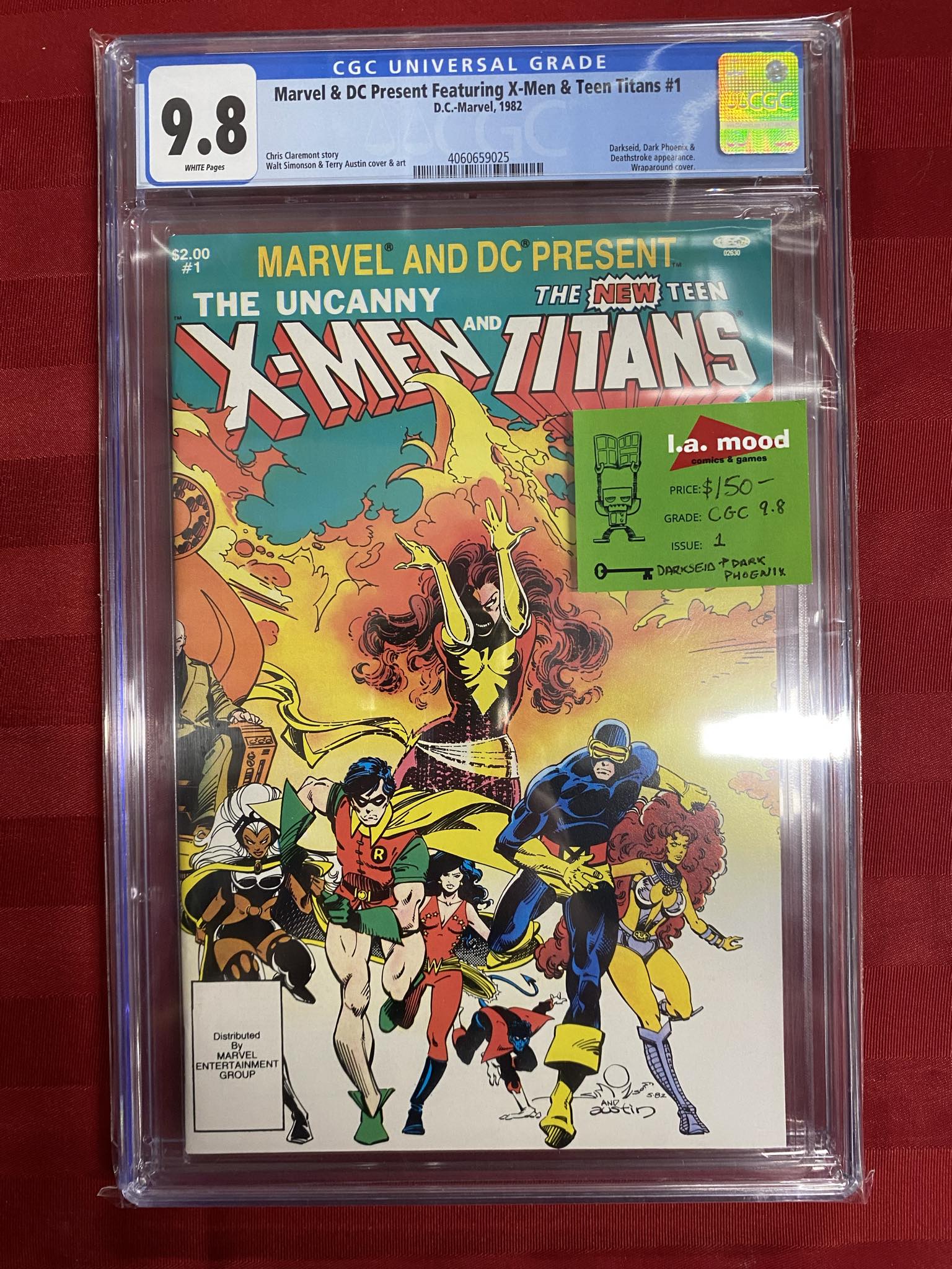 Marvel & DC Present Featuring X-Men & Teen Titans #1 CGC 9.8 | L.A. Mood Comics and Games