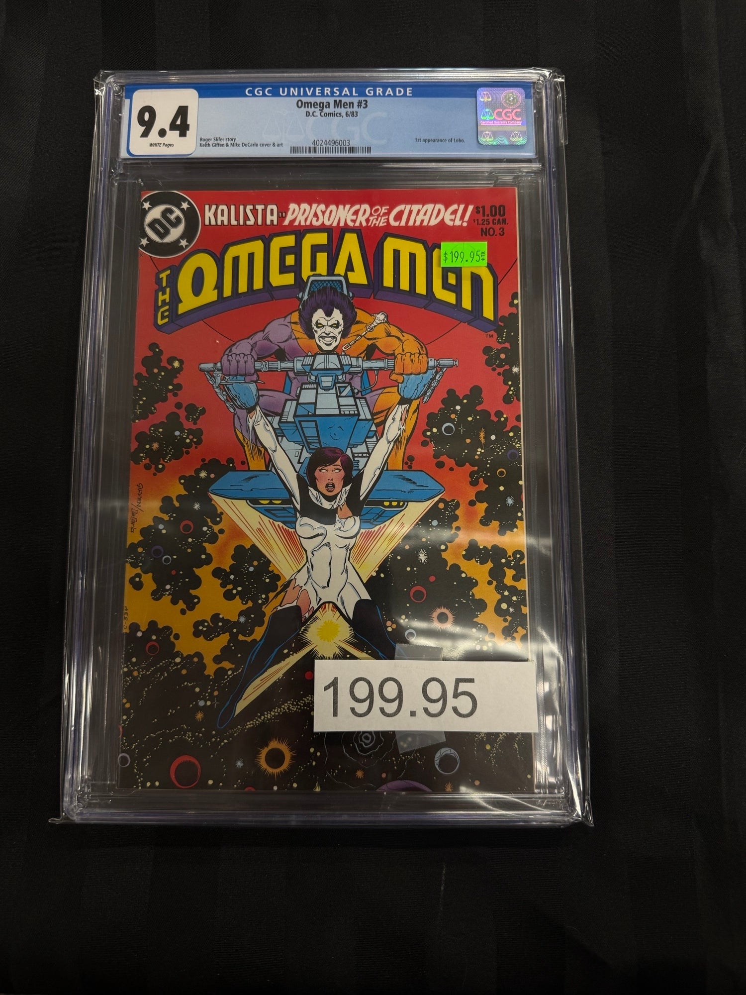 Omega Men #3 1983 CGC 9.4 | L.A. Mood Comics and Games