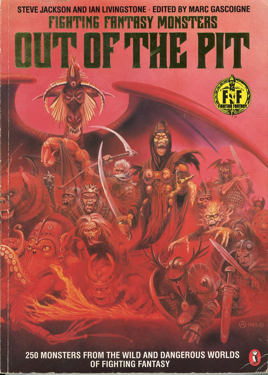 Fighting Fantasy Monsters - Out of the Pit RPG (USED) | L.A. Mood Comics and Games