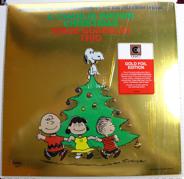 A Charlie Brown Christmas - Vince Guaraldi Trio (Gold Foil Vinyl) | L.A. Mood Comics and Games