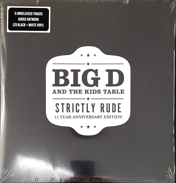 Big D And The Kids Table - Strictly Rude (2x LP Black & White Vinyl) | L.A. Mood Comics and Games