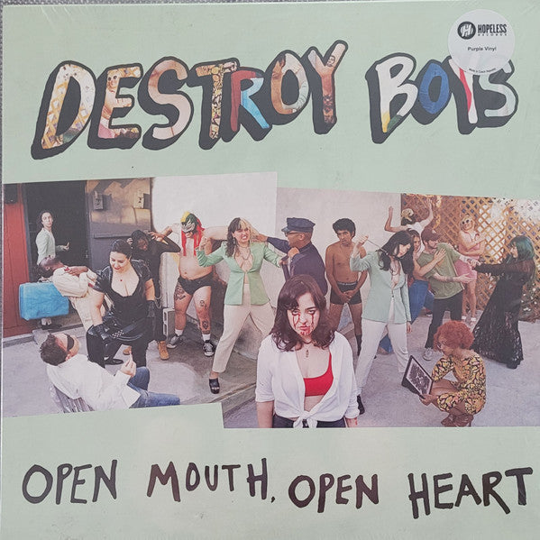 Destroy Boys - Open Mouth, Open Heart (Purple Vinyl) | L.A. Mood Comics and Games
