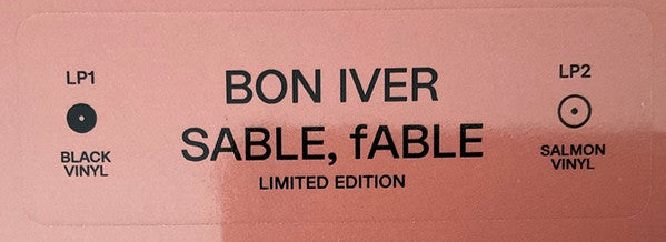 Bon Iver - SABLE, Fable (2xLP Black & Salmon Vinyl) | L.A. Mood Comics and Games