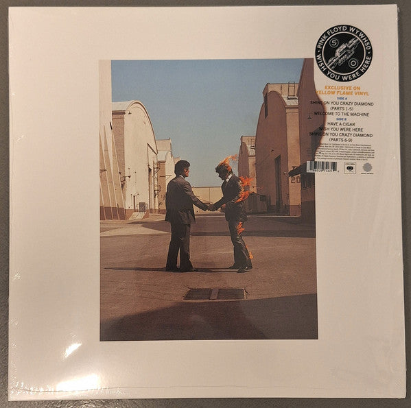 Pink Floyd - Wish You Were Here (50th Anniversary Yellow Flame Vinyl LP) | L.A. Mood Comics and Games