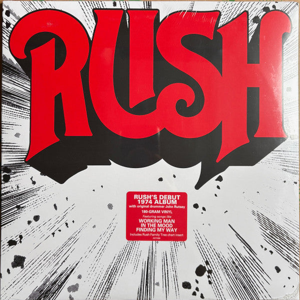 Rush - S/T (2026 Reissue 180g Vinyl) | L.A. Mood Comics and Games