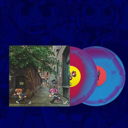 Scott Pilgrim EX - Video Game Soundtrack (Sky Blue & Hot Pink Blend Vinyl) | L.A. Mood Comics and Games