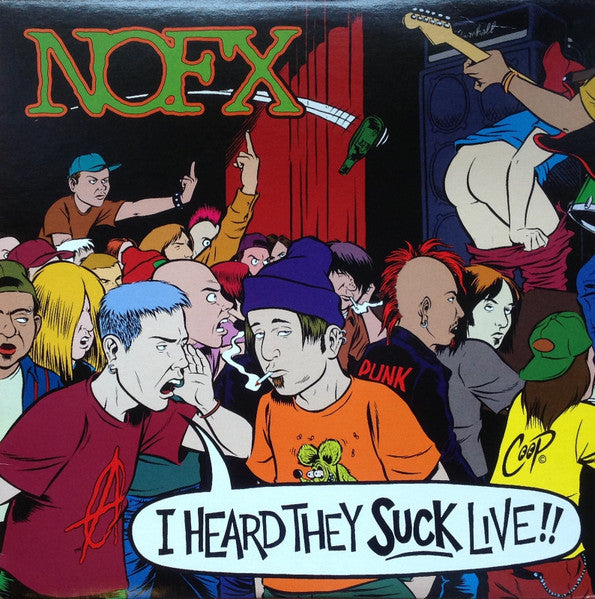NOFX - I Heard They Suck Live (Vinyl LP) | L.A. Mood Comics and Games