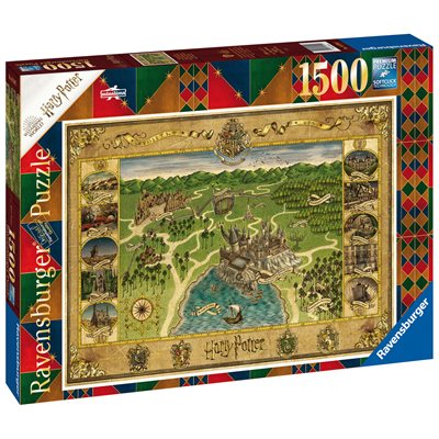 Puzzle: 1500 Hogwarts Map | L.A. Mood Comics and Games