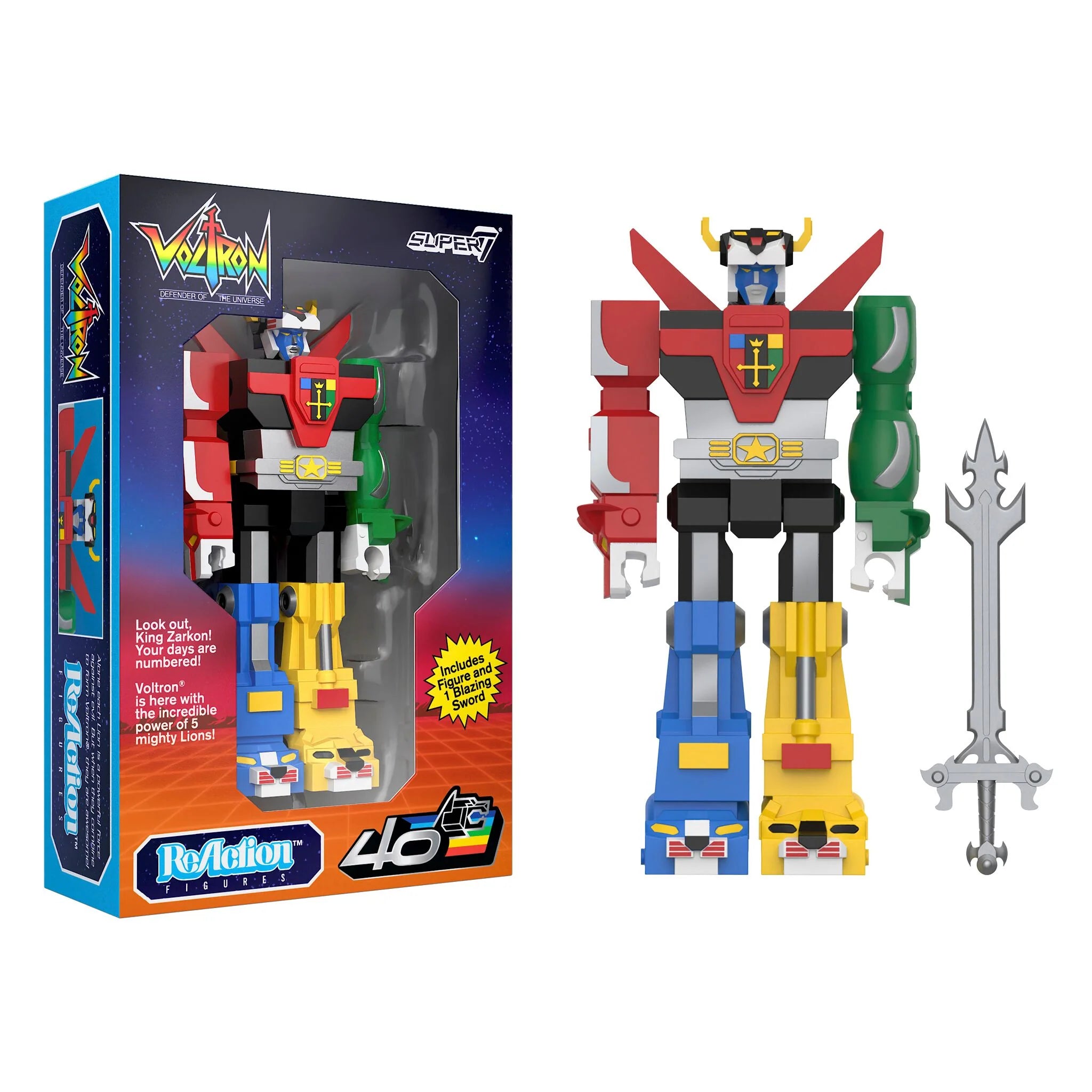 Voltron ReAction Vintage Packaging | L.A. Mood Comics and Games