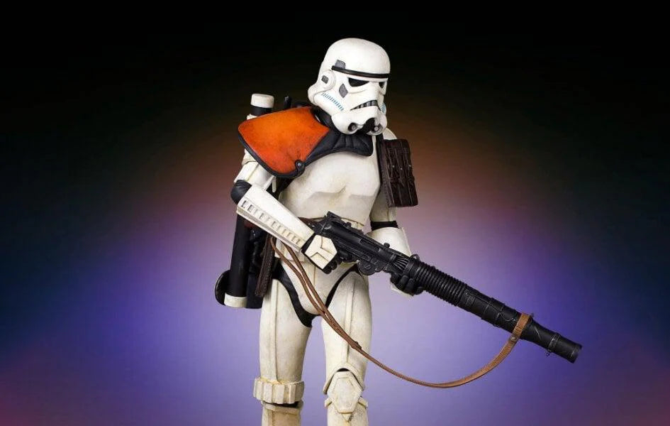 STAR WARS SANDTROOPER 1/6 SCALE STATUE BY GENTLE GIANT Used | L.A. Mood Comics and Games