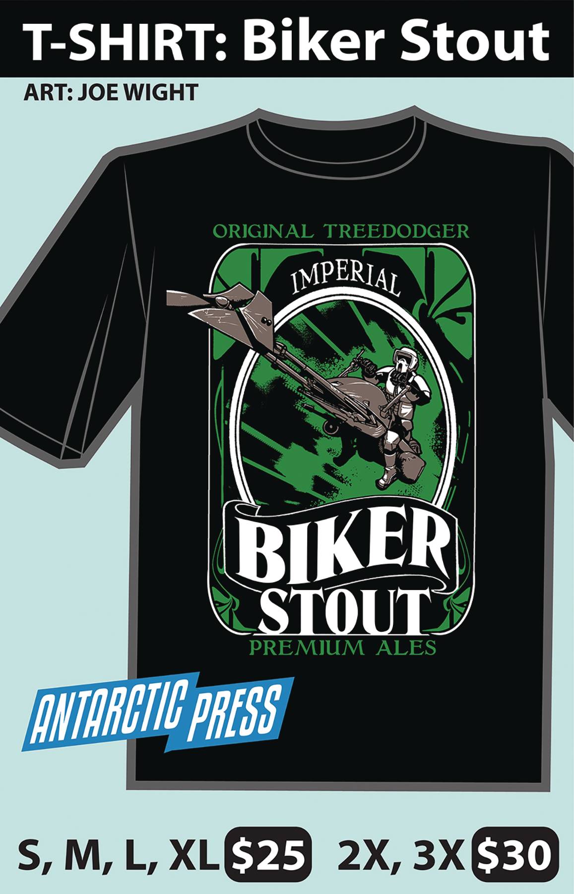 Biker Stout T-Shirt XL | L.A. Mood Comics and Games