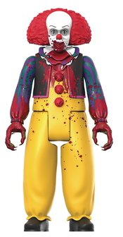 IT 1990 PENNYWISE MONSTER BLOOD SPLATTER REACTION FIG | L.A. Mood Comics and Games