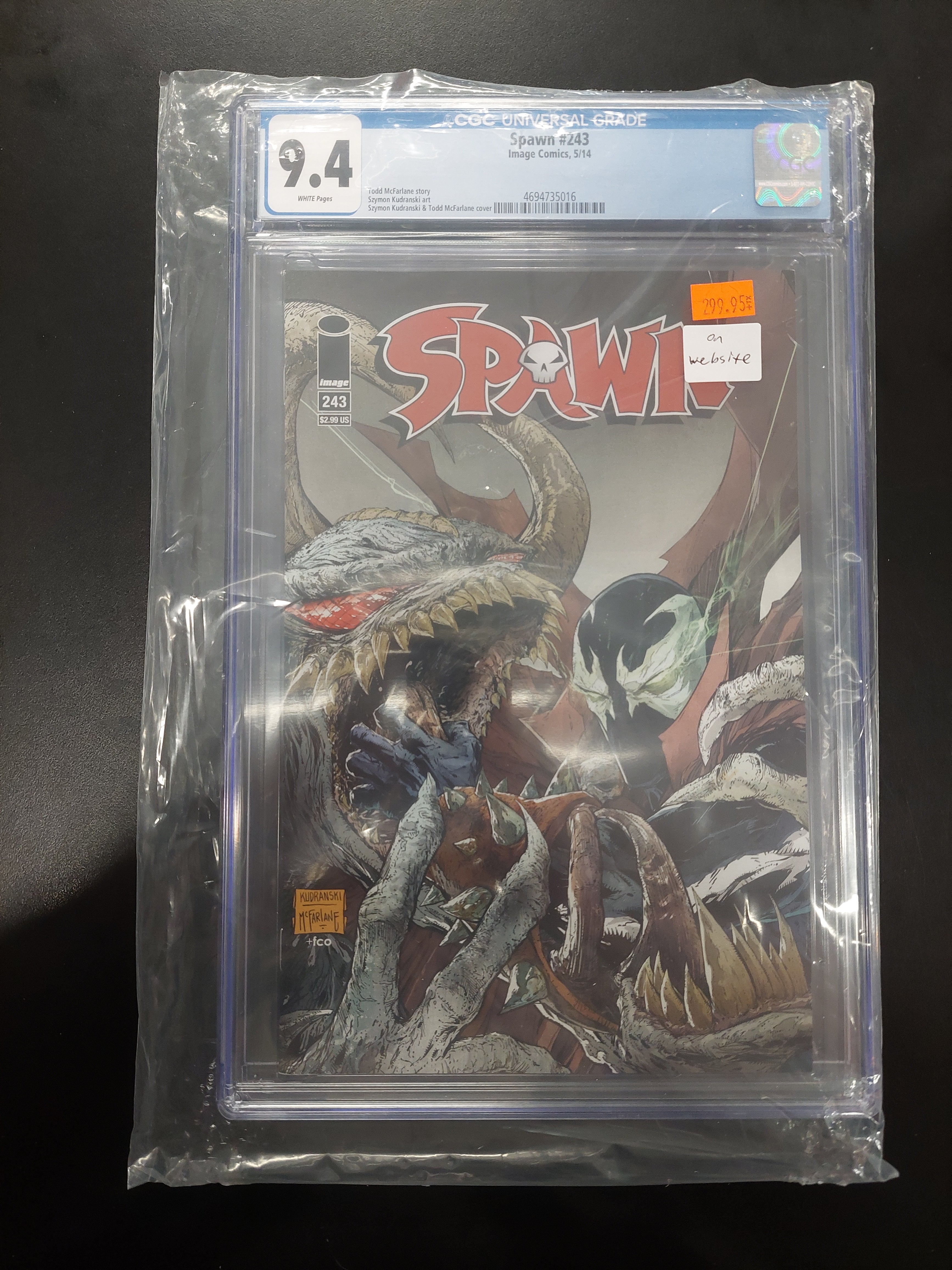 Spawn #243 2014 CGC 9.4 | L.A. Mood Comics and Games