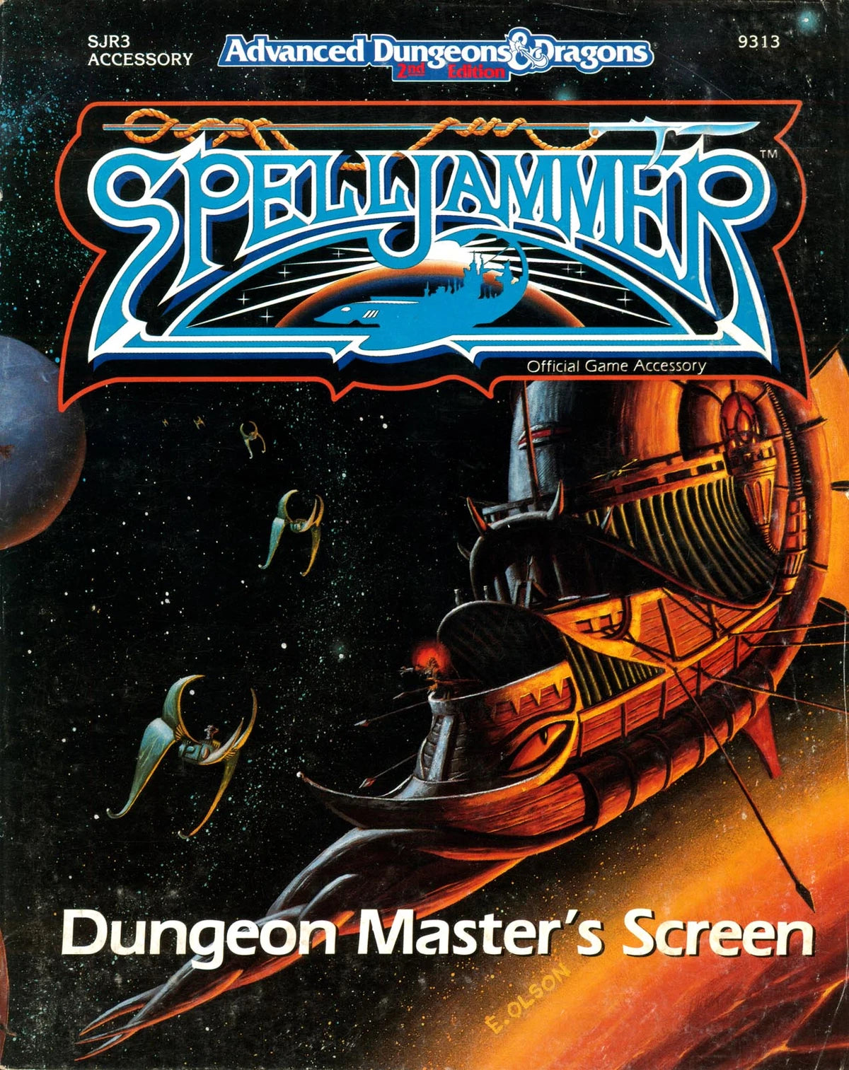 AD&D 2nd Ed. Spelljammer DM Screen (USED) | L.A. Mood Comics and Games