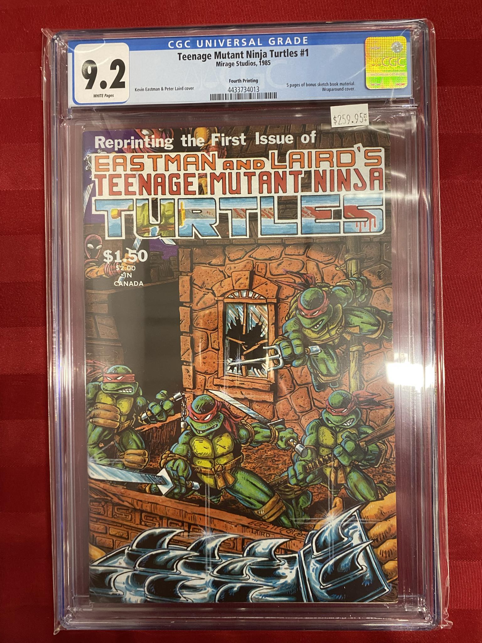 Teenage Mutant Ninja Turtles #1 CGC 9.2 | L.A. Mood Comics and Games