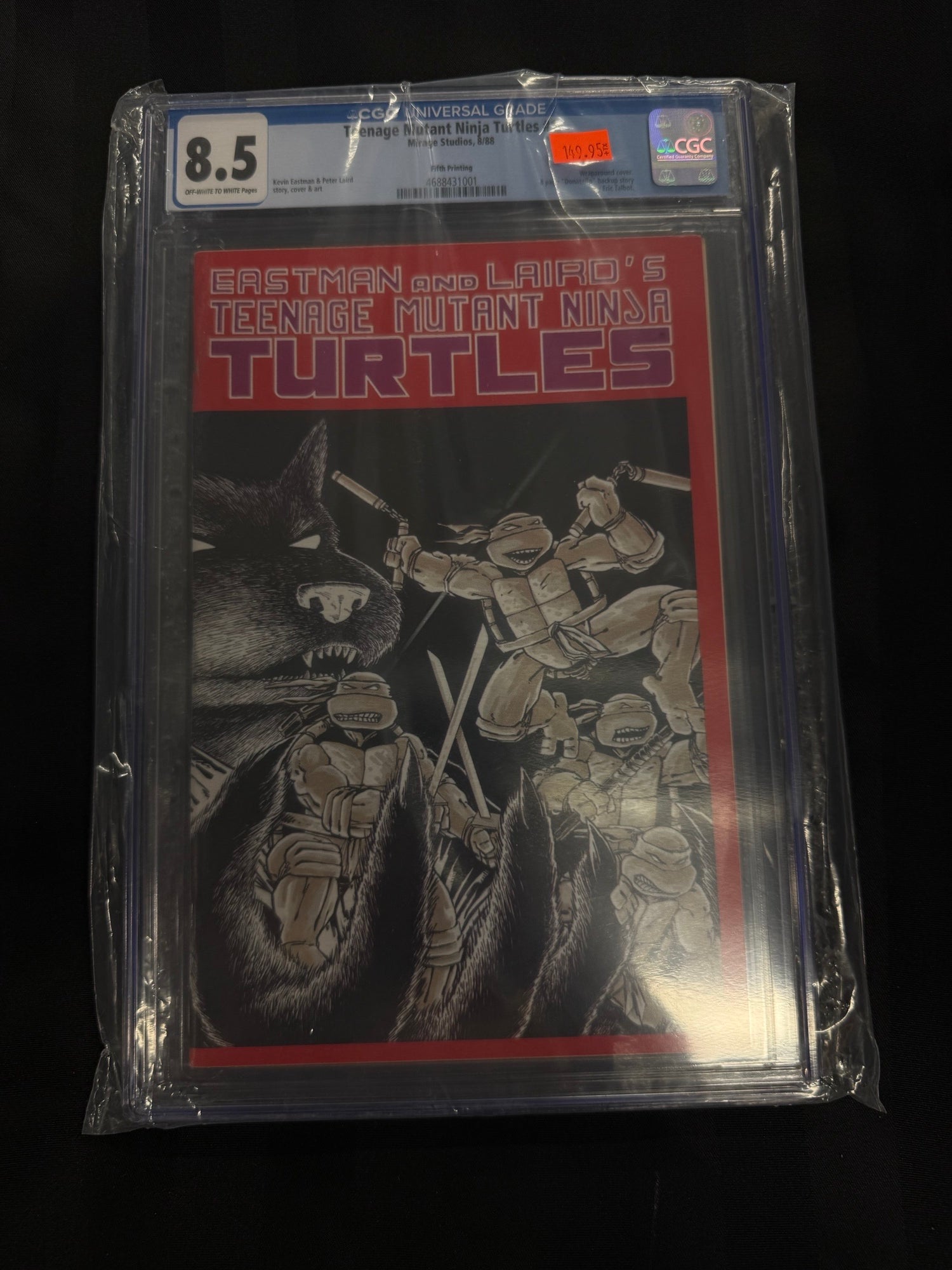 Teenage Mutant Ninja Turtles #1 1988 CGC 8.5 | L.A. Mood Comics and Games
